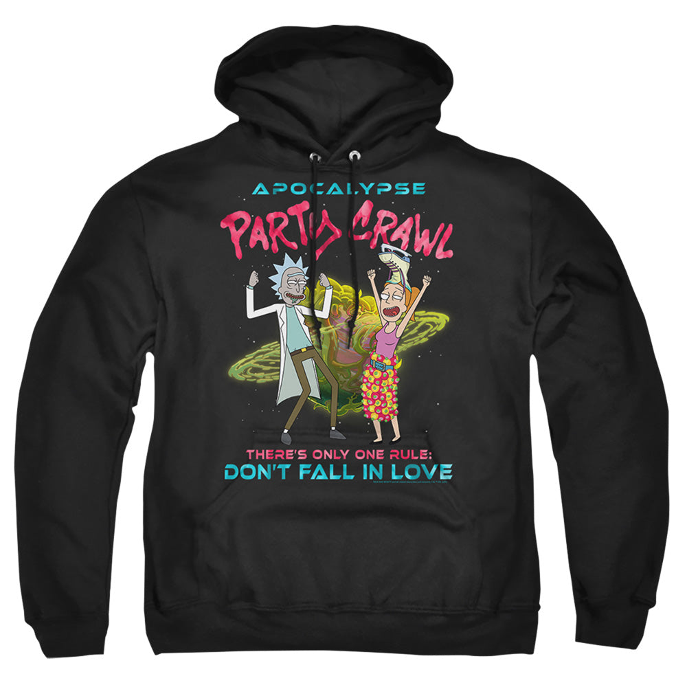 Rick And Morty - Apocalypse Party Crawl - Adult Pullover Hoodie