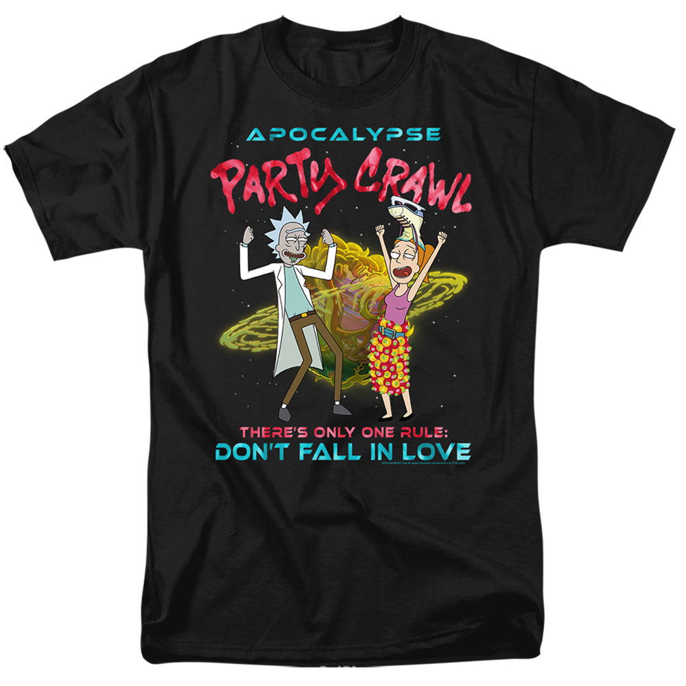 Rick And Morty - Apocalypse Party Crawl - Adult T-Shirt
