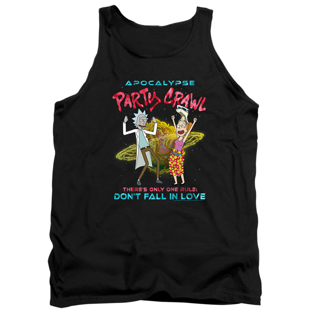 Rick And Morty - Apocalypse Party Crawl - Adult Tank Top