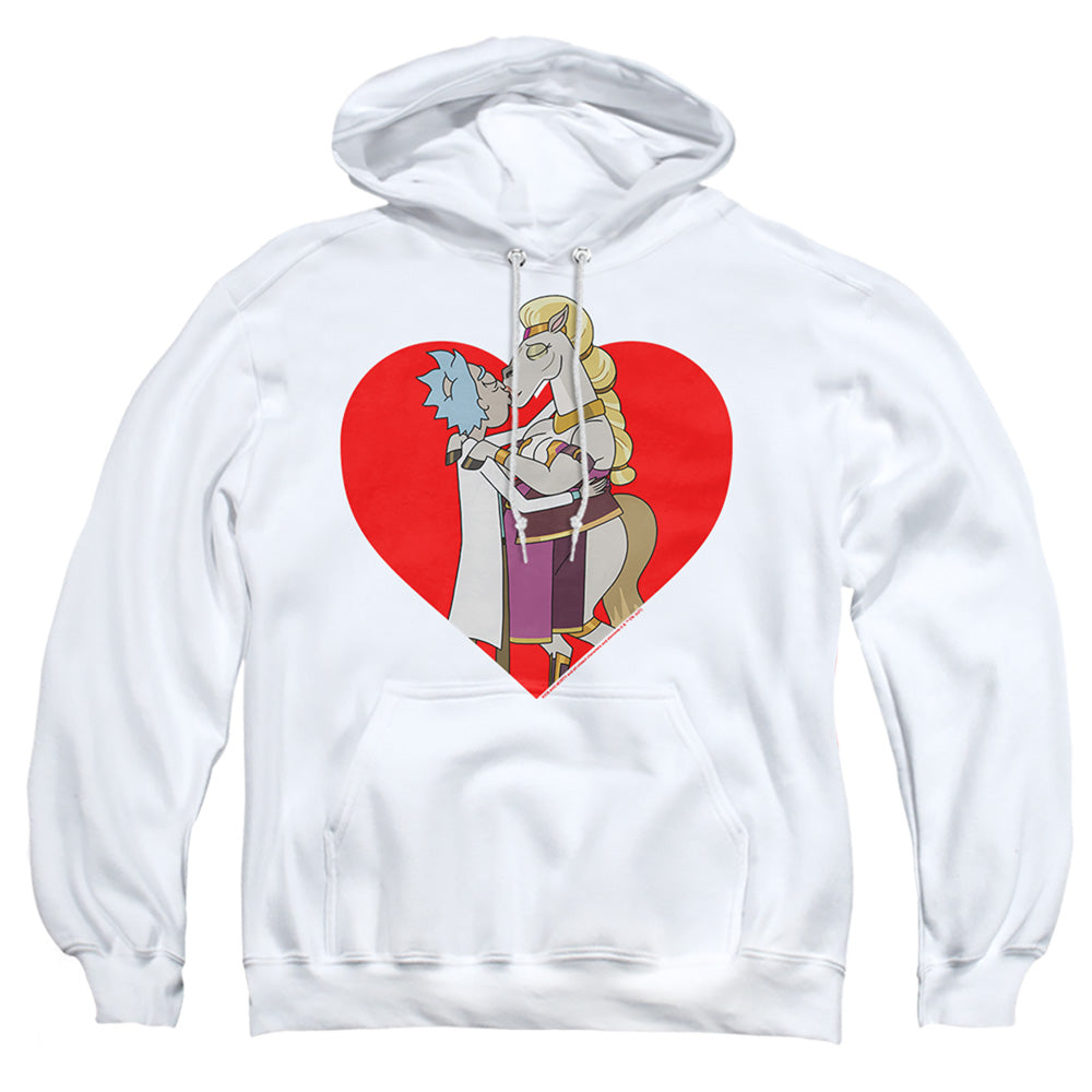Rick And Morty - Rick And Horse Kiss - Adult Pullover Hoodie