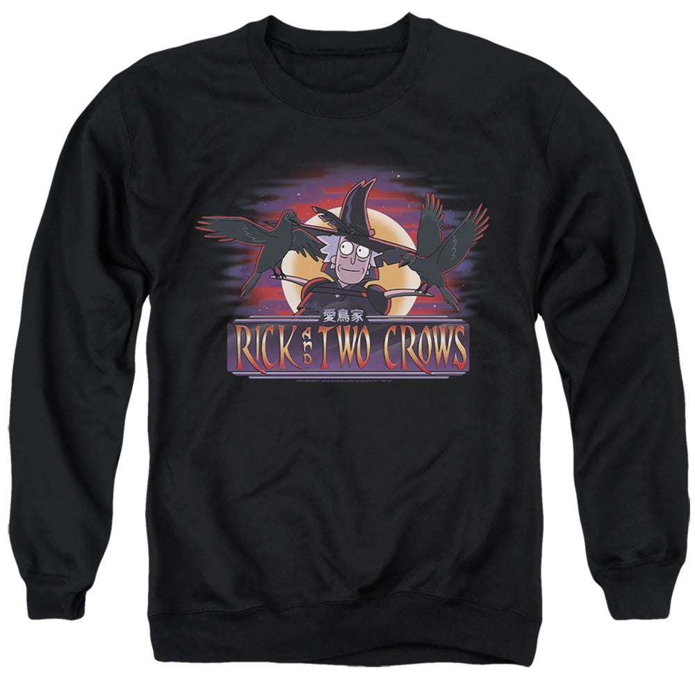 Rick And Morty - Rick And Two Crows - Adult Sweatshirt