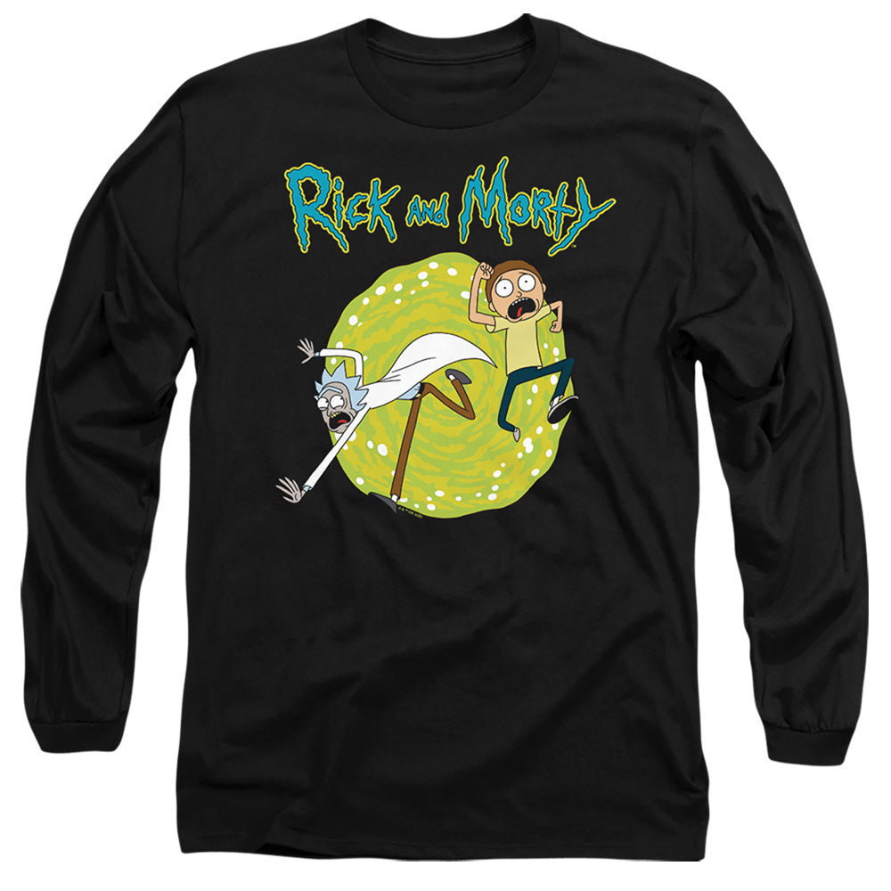 Rick And Morty - Portal - Adult Long Sleeve T-Shirt