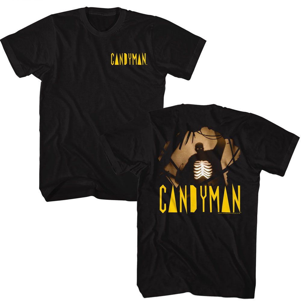 Candyman - Silhouette Front And Back - Front and Back Print Adult T-Shirt