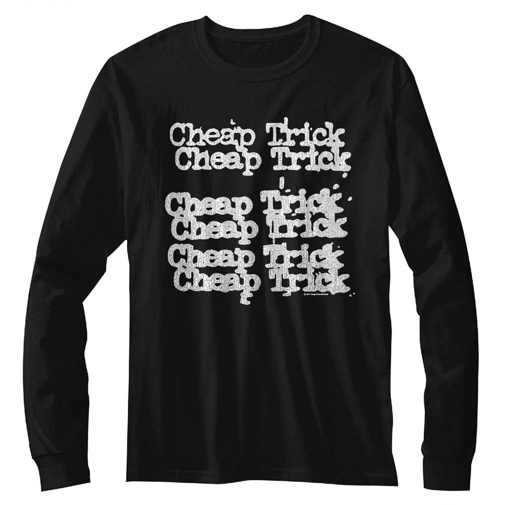 Cheap Trick - Name Repeat - Long Sleeve - Adult - T-Shirt