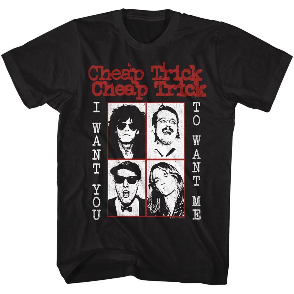 Cheap Trick - Want You To - Short Sleeve - Adult - T-Shirt