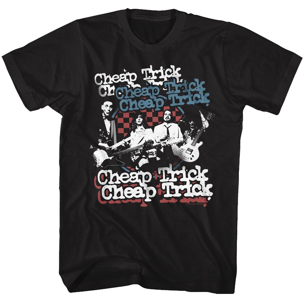 Cheap Trick - Red White Blue - Short Sleeve - Adult - T-Shirt
