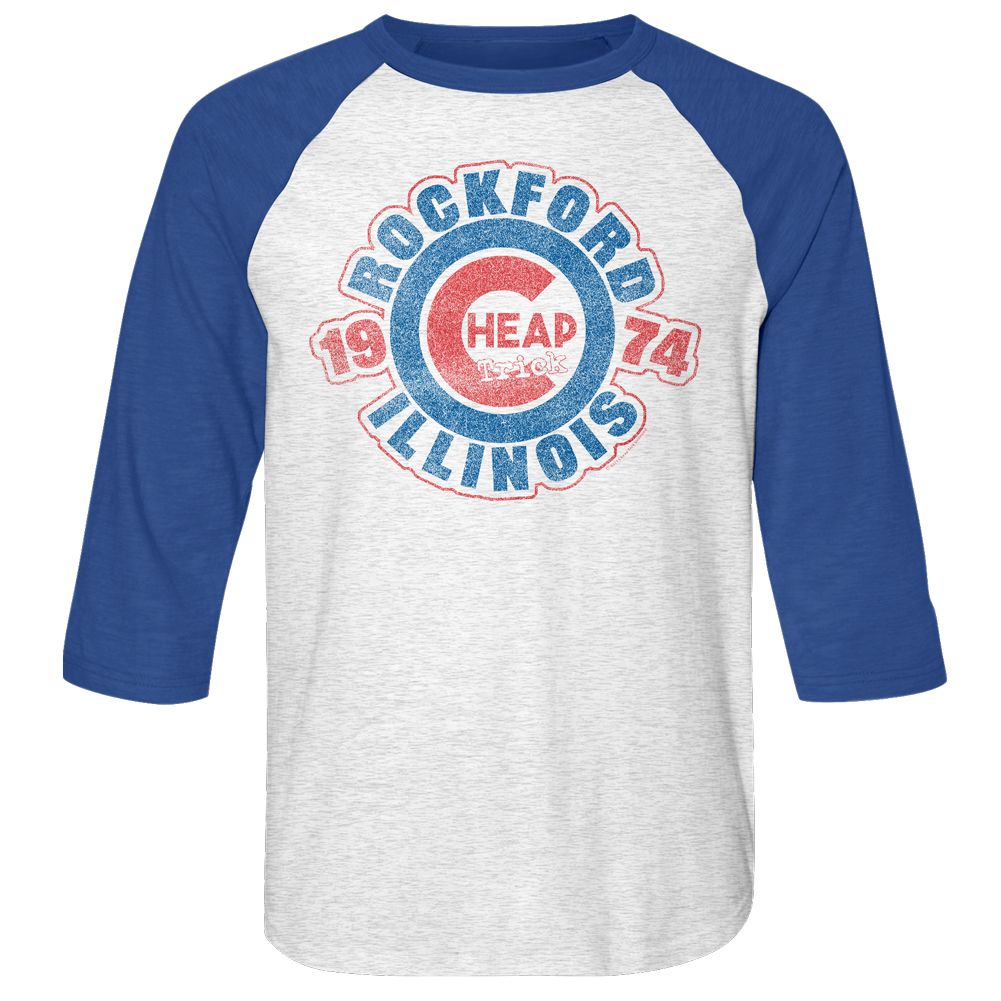 Cheap Trick - Rockford Il 74 - 3/4 Sleeve - Heather - Adult - Raglan Shirt