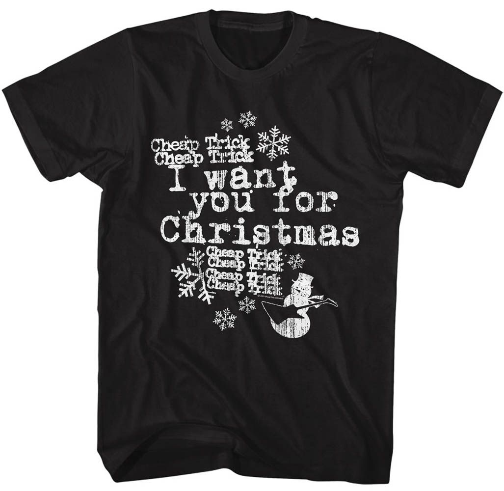 Cheap Trick - Want You For Christmas - Short Sleeve - Adult - T-Shirt
