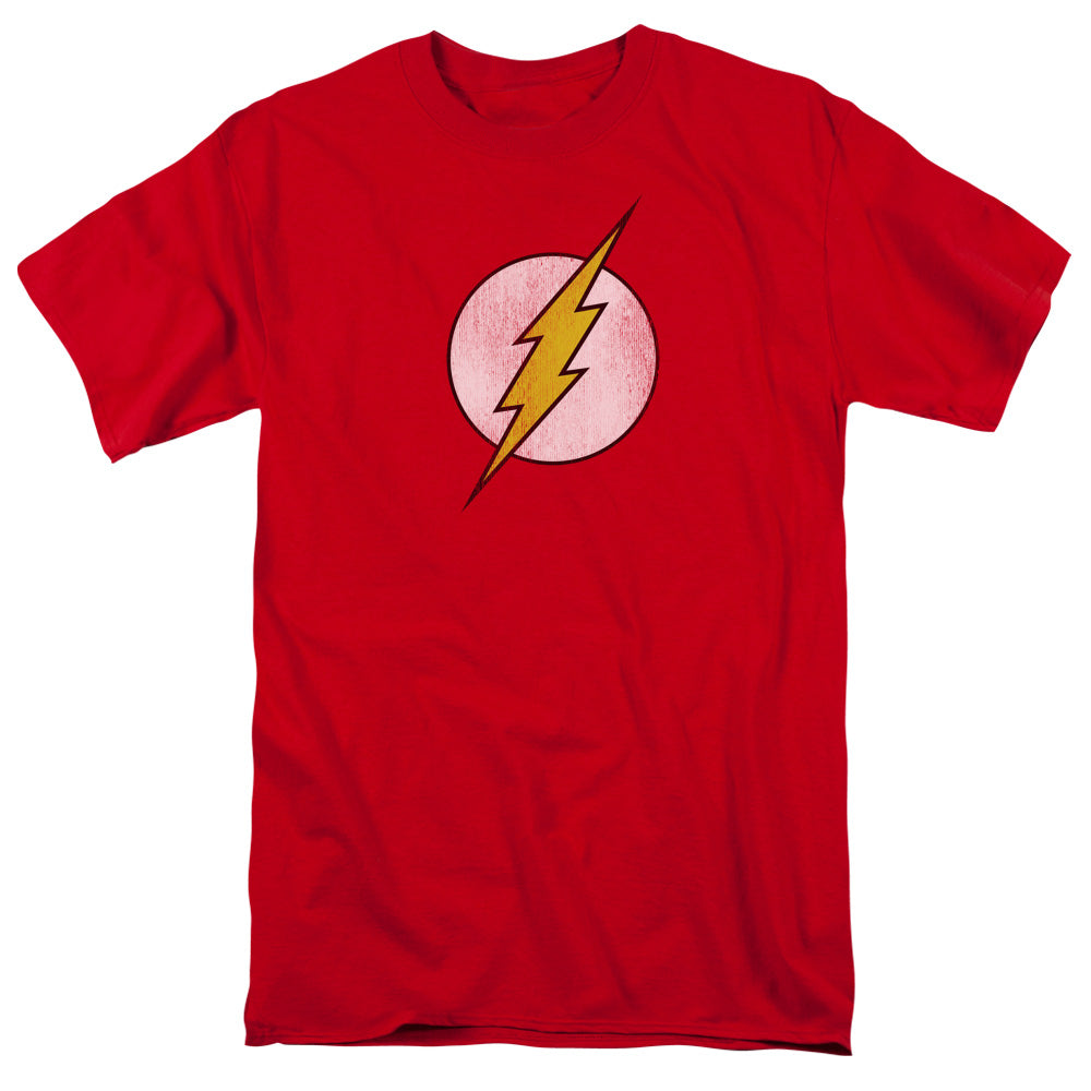 DC Comics - Flash - Logo Distressed - Adult T-Shirt