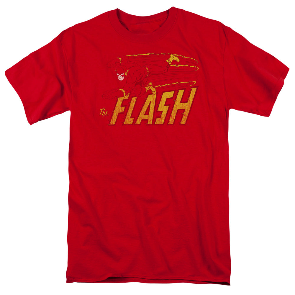 DC Comics - Flash - Speed Distressed - Adult T-Shirt