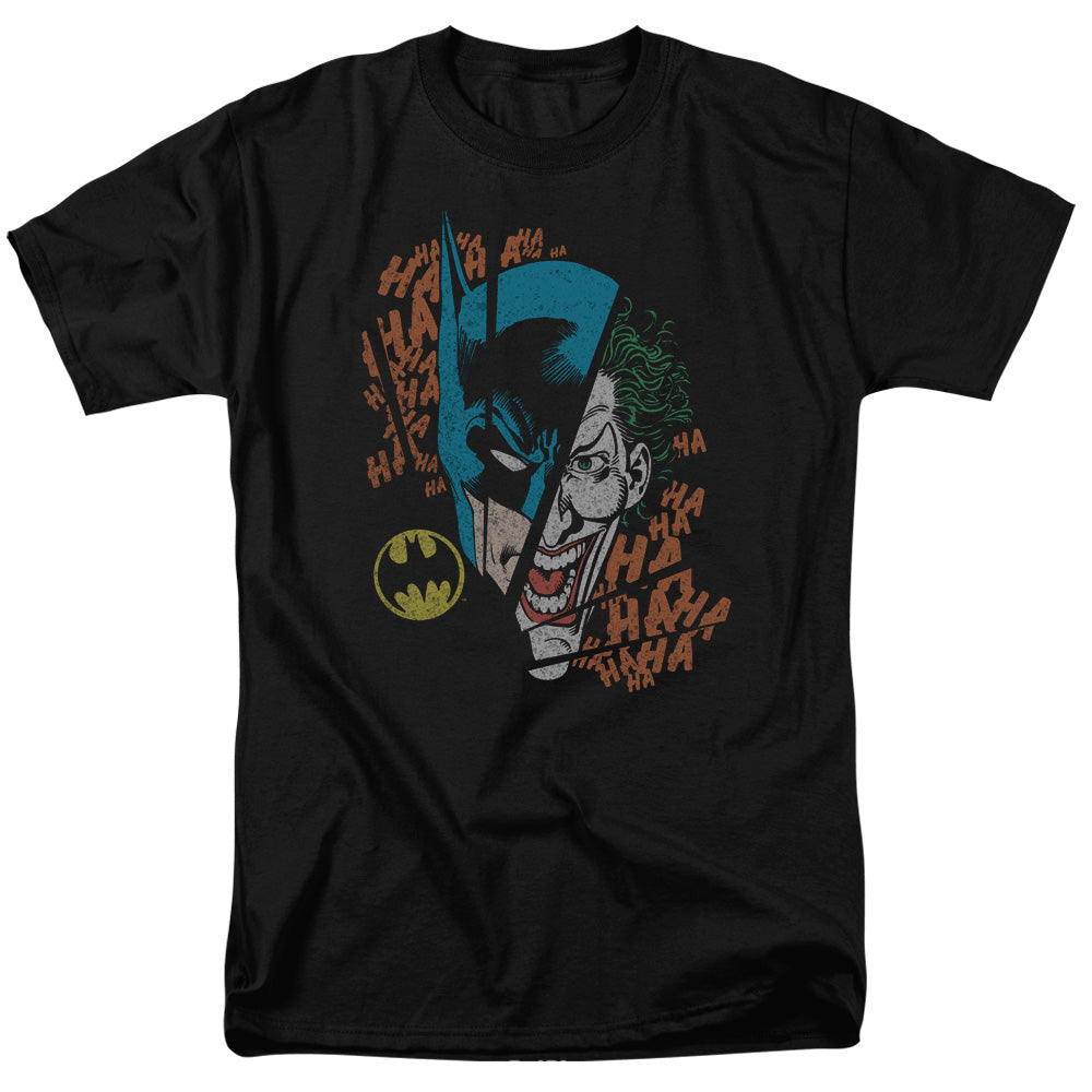 DC Comics - Originals - Batman & Joker Broken Visage - Adult T-Shirt
