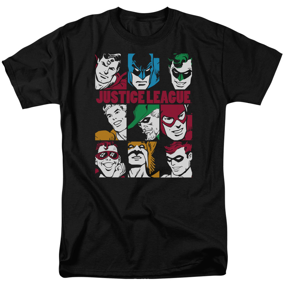 DC Comics - Originals - Nine Blocks Of Justice - Adult T-Shirt