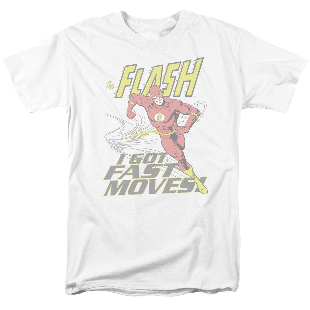 DC Comics - Flash - Fast Moves - Adult T-Shirt