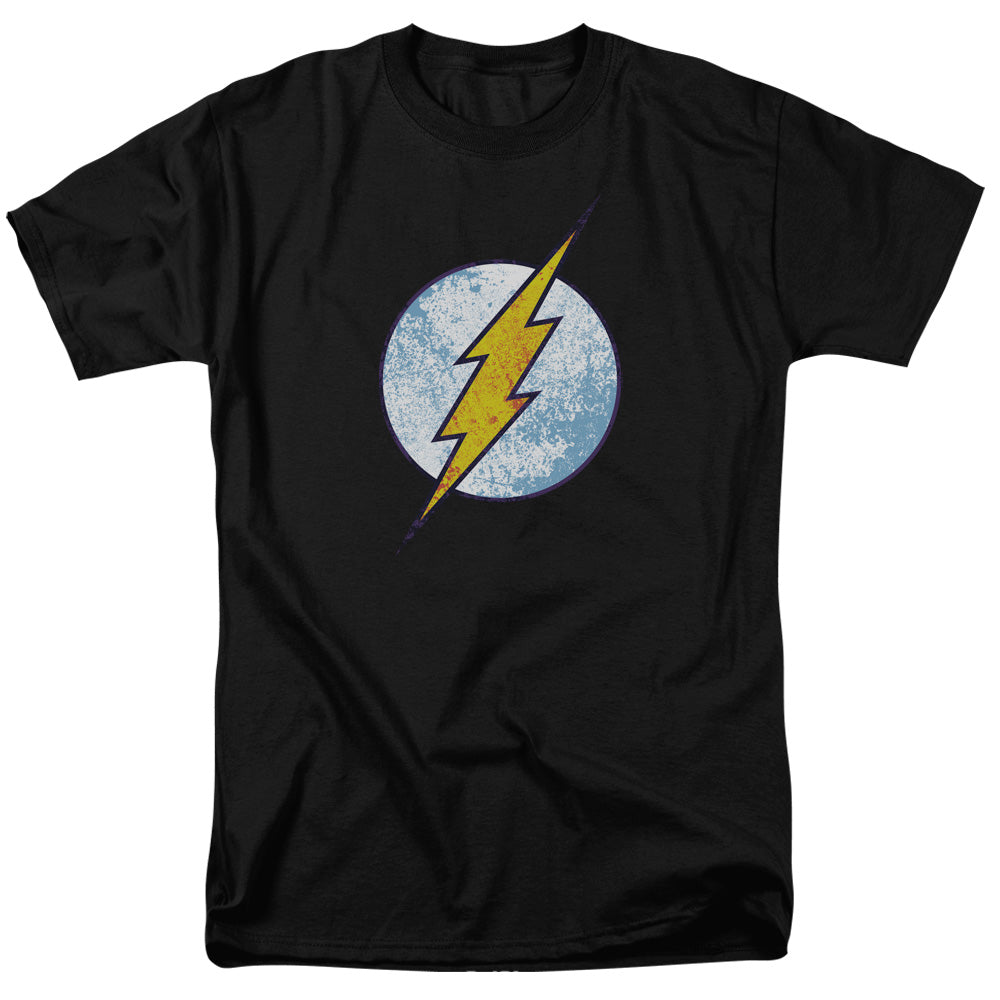 DC Comics - Flash - Neon Distress Logo - Adult T-Shirt