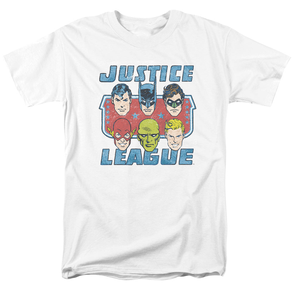 DC Comics - Originals - Faces Of Justice - Adult T-Shirt