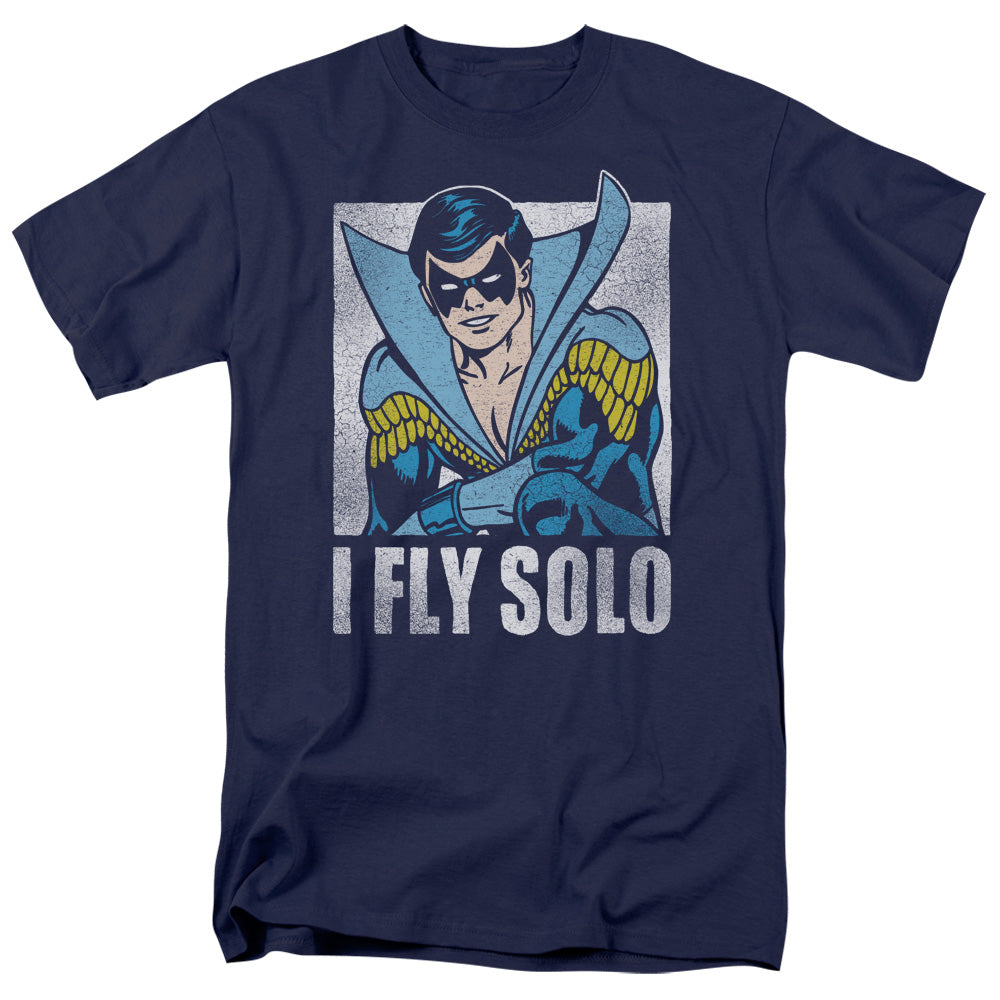 DC Comics - Originals - Nightwing Fly Solo - Adult T-Shirt