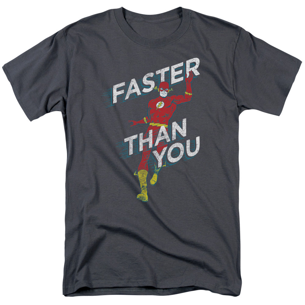 DC Comics - Flash - Faster Than You - Adult T-Shirt