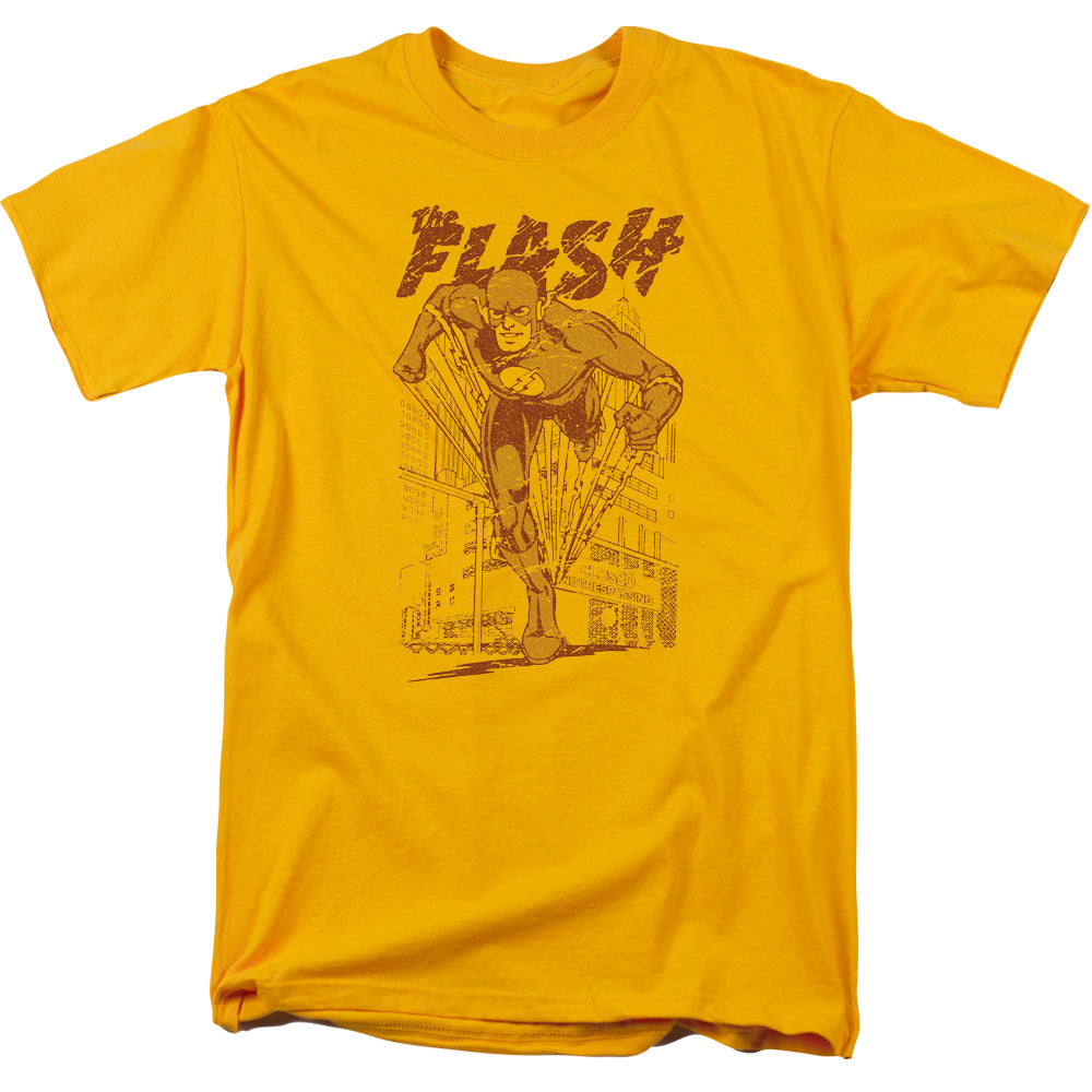 DC Comics - Flash - Busting Out - Adult T-Shirt
