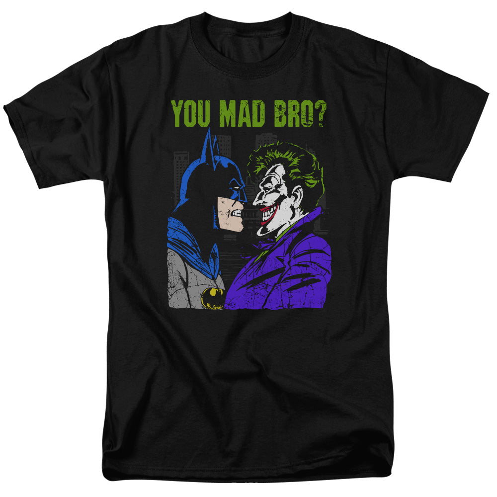 DC Comics - Originals - Batman & Joker Mad Bro - Adult T-Shirt