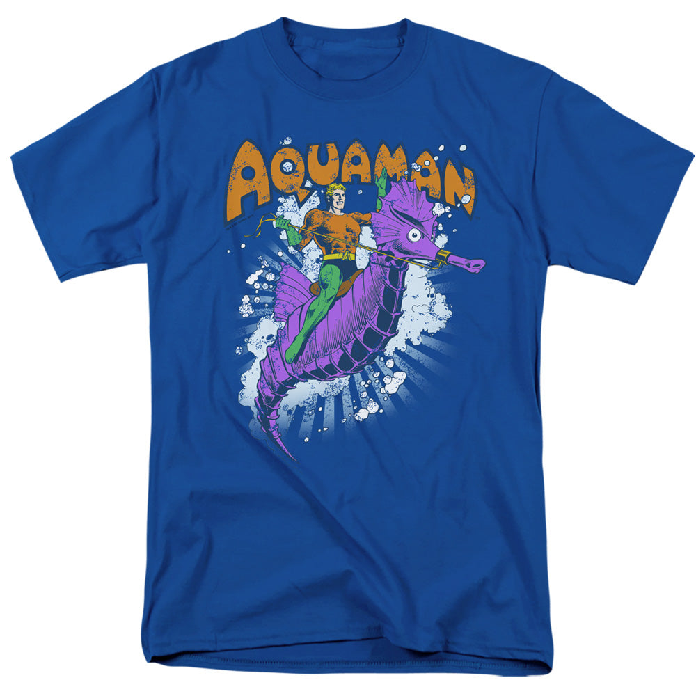 DC Comics - Originals - Aquaman Ride Free - Adult T-Shirt