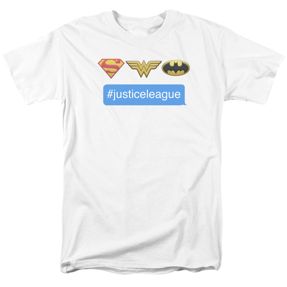 DC Comics - Originals - Hashtag #JusticeLeague - Adult T-Shirt