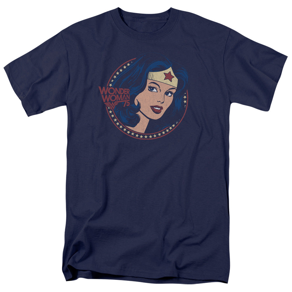 DC Comics - Originals - Wonder Woman 75 Starburst Portrait - Adult T-Shirt