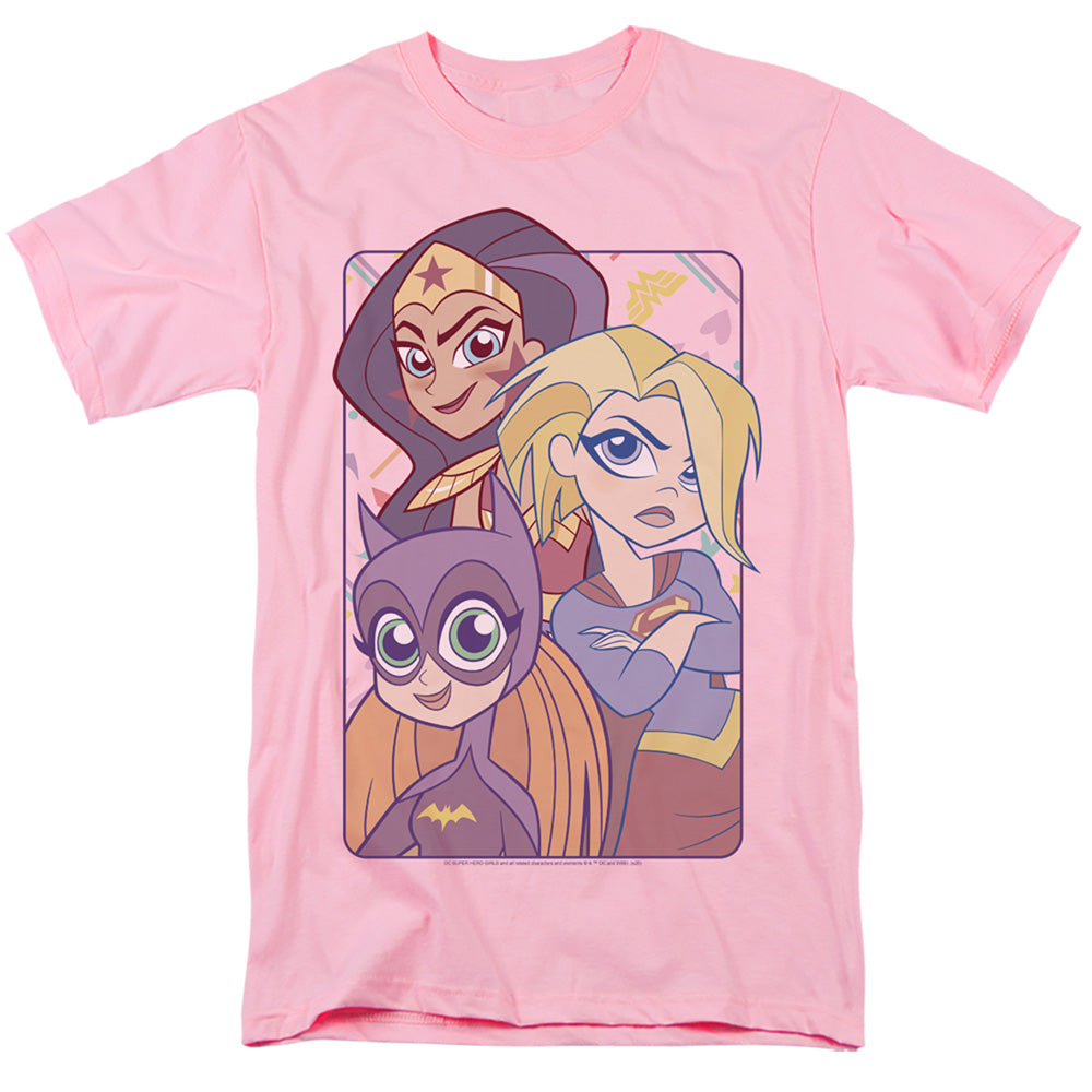DC Comics - Superhero Girls - Dont Box Us In - Adult T-Shirt
