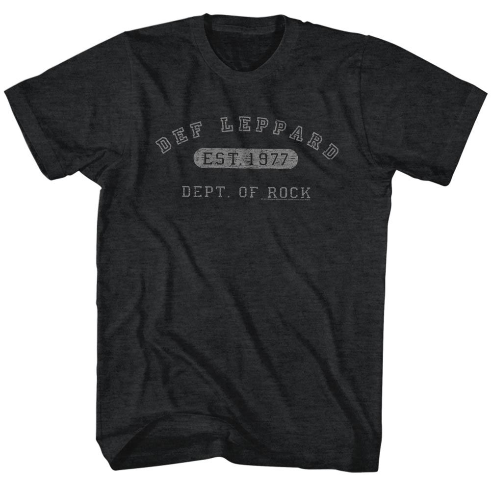Def Leppard - Dept. Of Rock - Short Sleeve - Heather - Adult - T-Shirt
