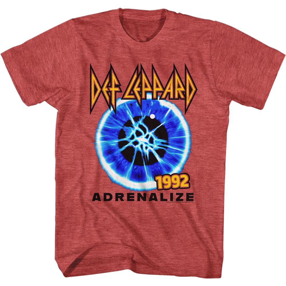 Def Leppard - Adrenalize 1992 - Short Sleeve - Heather - Adult - T-Shirt