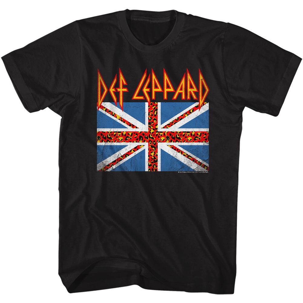 Def Leppard - Leopard Flag - Short Sleeve - Adult - T-Shirt