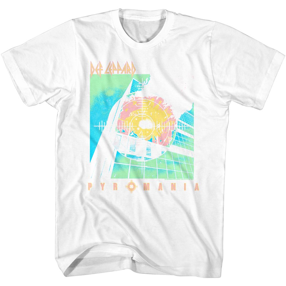 Def Leppard - Bright Color Pyro - Short Sleeve - Adult - T-Shirt