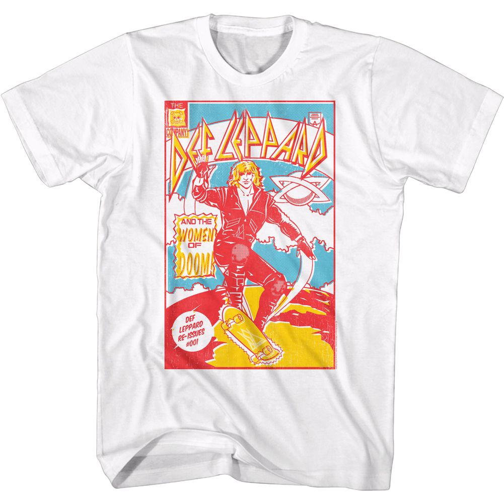 Def Leppard - Comic Cover - Short Sleeve - Adult - T-Shirt