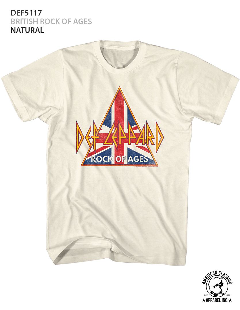 Def Leppard - British Rock Of Ages - Short Sleeve - Adult - T-Shirt