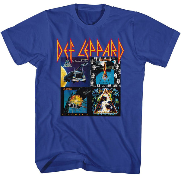 Def Leppard デフ・レパード　2002年　来日時　XツアーTシャツ　青 Def Leppard デフ・レパード 2002年 来日時 XツアーTシャツ 青 Def