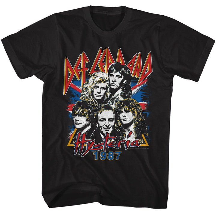 Def Leppard - Hysteria 1987 - Officially Licensed - Adult Short Sleeve T-Shirt