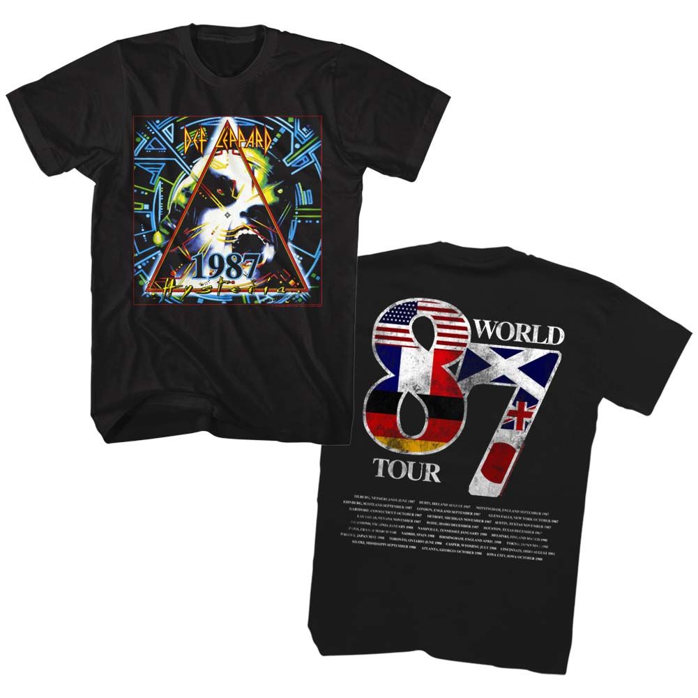 Def Leppard - Def World Tour - Short Sleeve - Adult - T-Shirt
