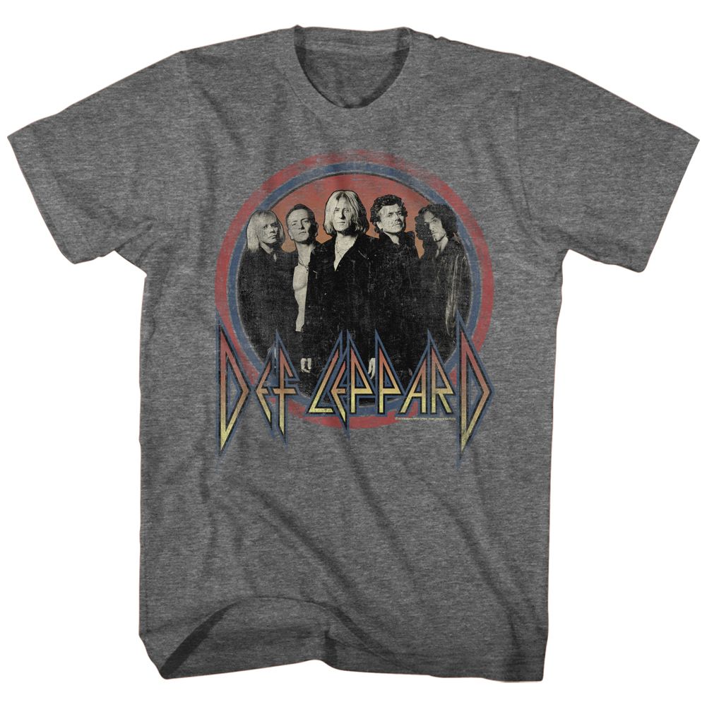Def Leppard - Circles - Short Sleeve - Heather - Adult - T-Shirt