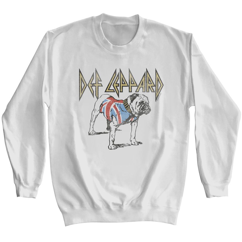 Def Leppard - Bulldog - Long Sleeve - Adult - Sweatshirt