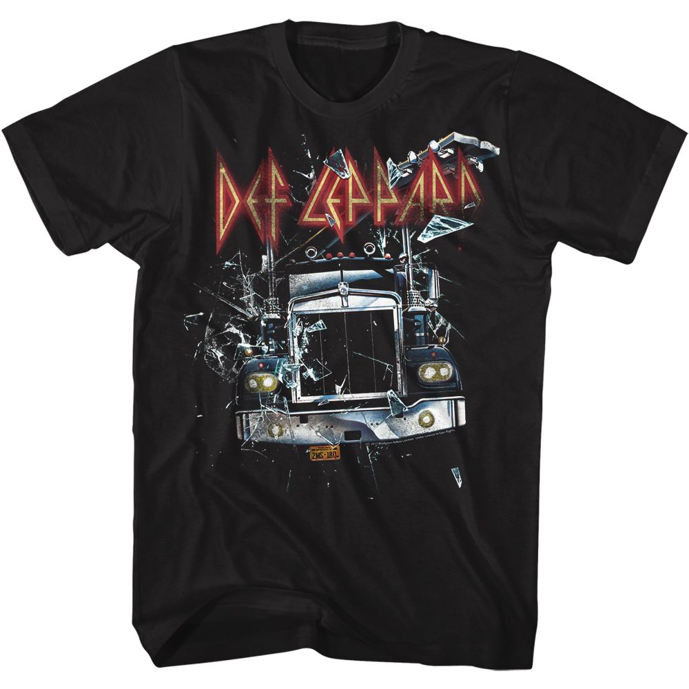 Def Leppard - On Through The Glass - Short Sleeve - Adult - T-Shirt