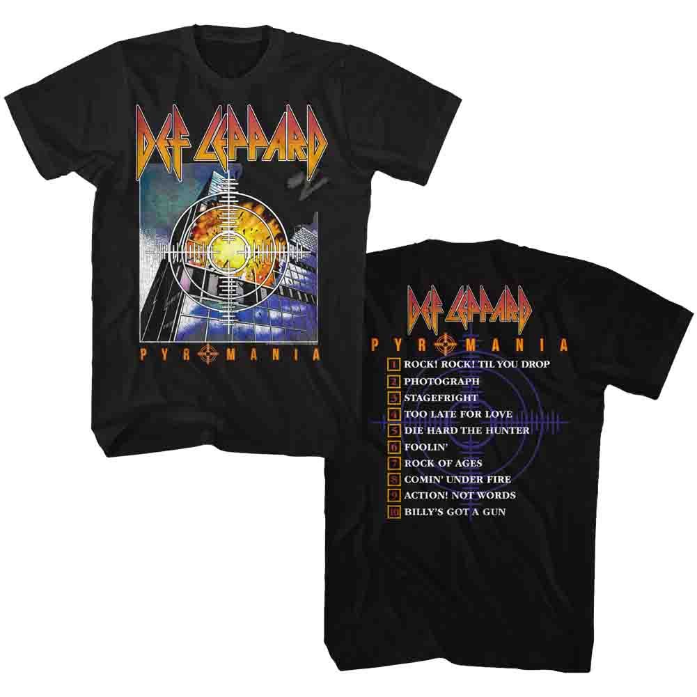 Def Leppard - Pyro Album - Short Sleeve - Adult - T-Shirt