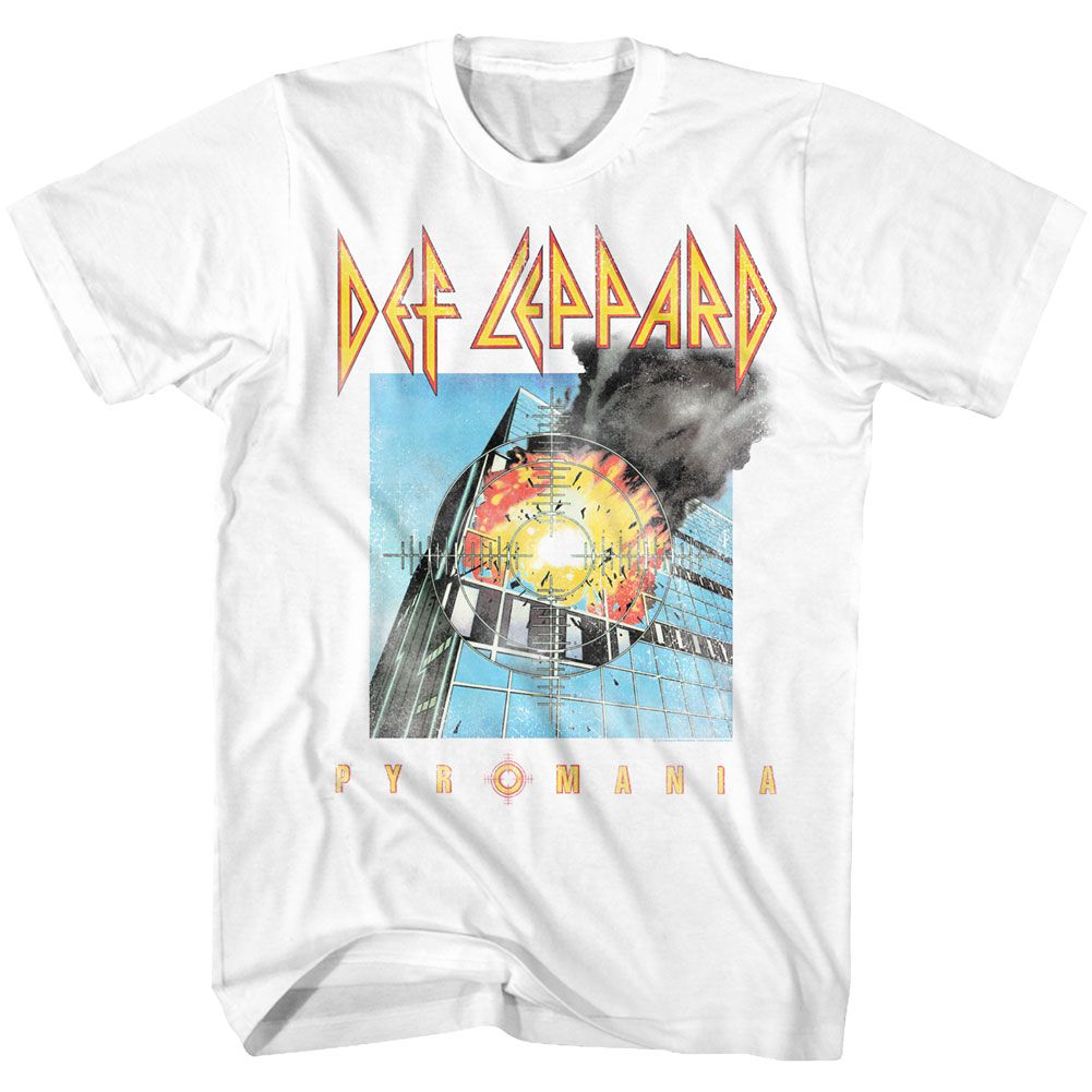 Def Leppard - Faded Pyromania 2 - Short Sleeve - Adult - T-Shirt