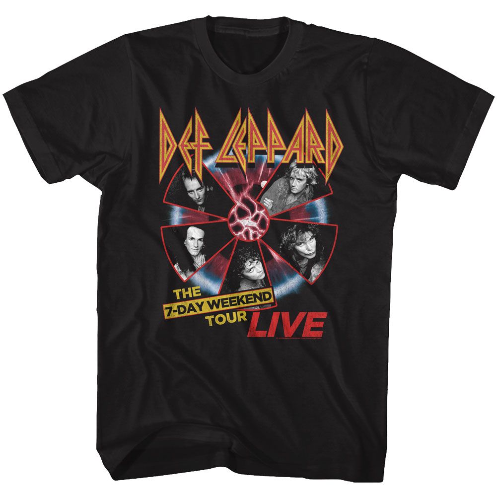 Def Leppard - 7 Day Weekend - Short Sleeve - Adult - T-Shirt