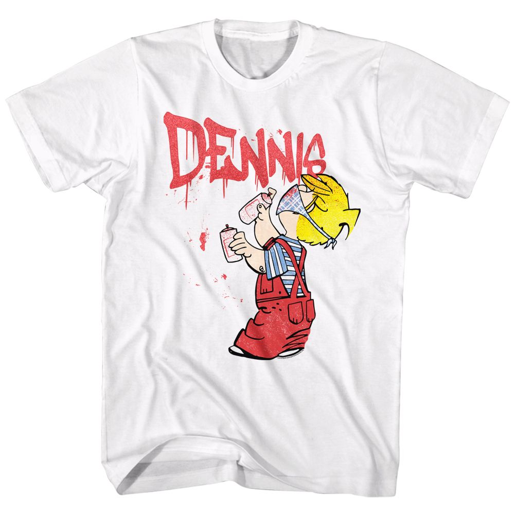 Dennis The Menace - Graffiti - Short Sleeve - Adult - T-Shirt