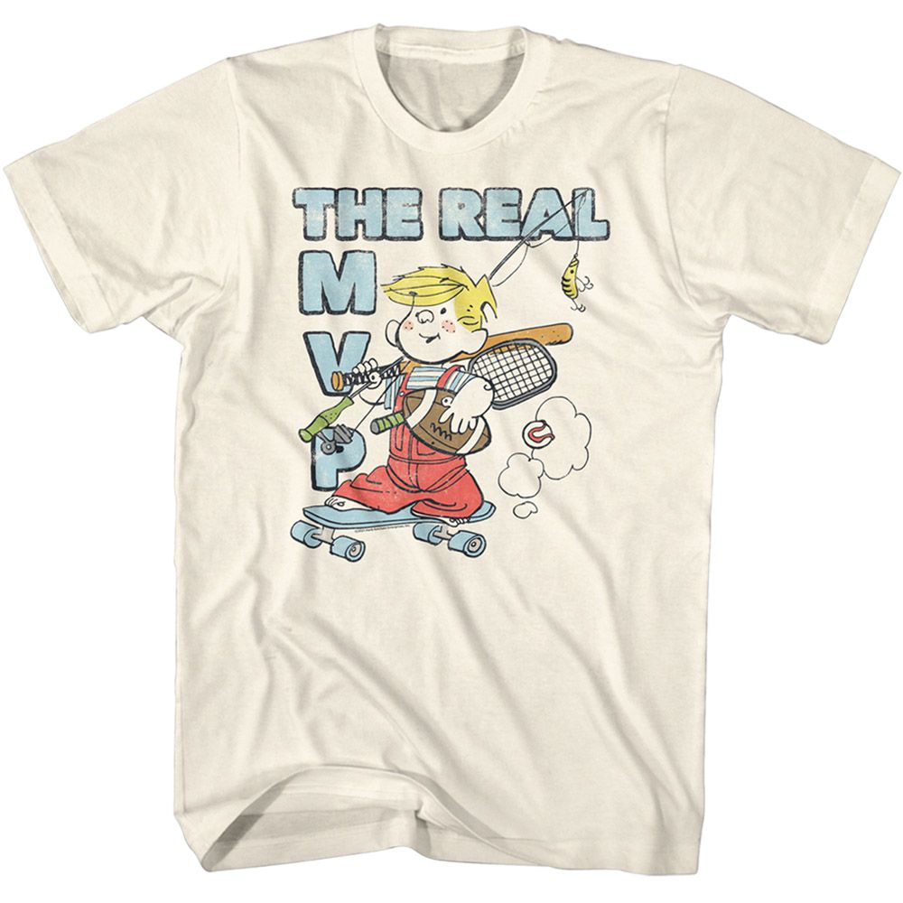 Dennis The Menace - Real Mvp - Short Sleeve - Adult - T-Shirt