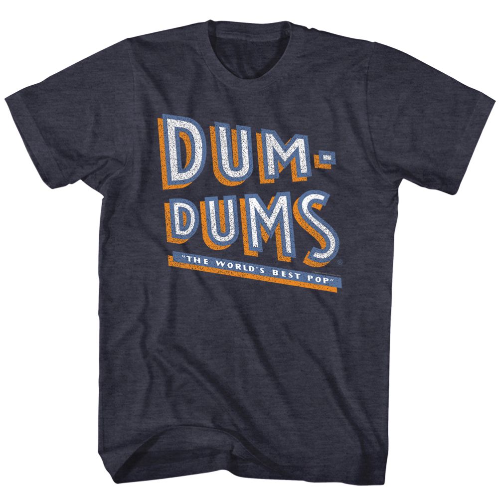 Dum Dums - Stacked Dum - Short Sleeve - Heather - Adult - T-Shirt
