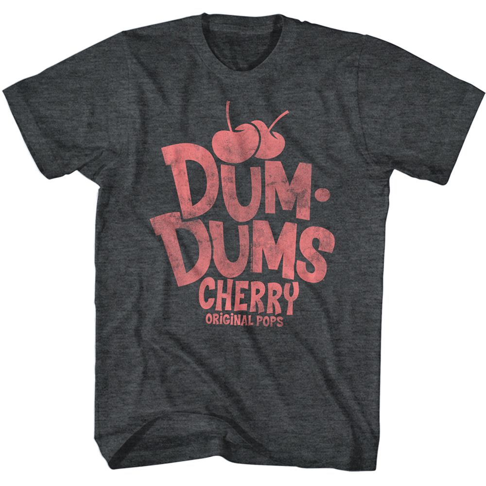 Dum Dums - Red Cherry - Short Sleeve - Heather - Adult - T-Shirt
