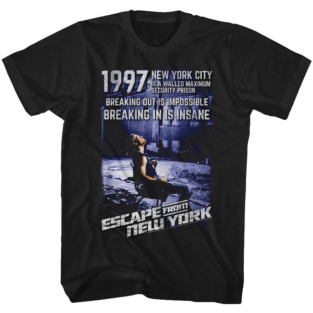 Escape From New York - Insane - Short Sleeve - Adult - T-Shirt