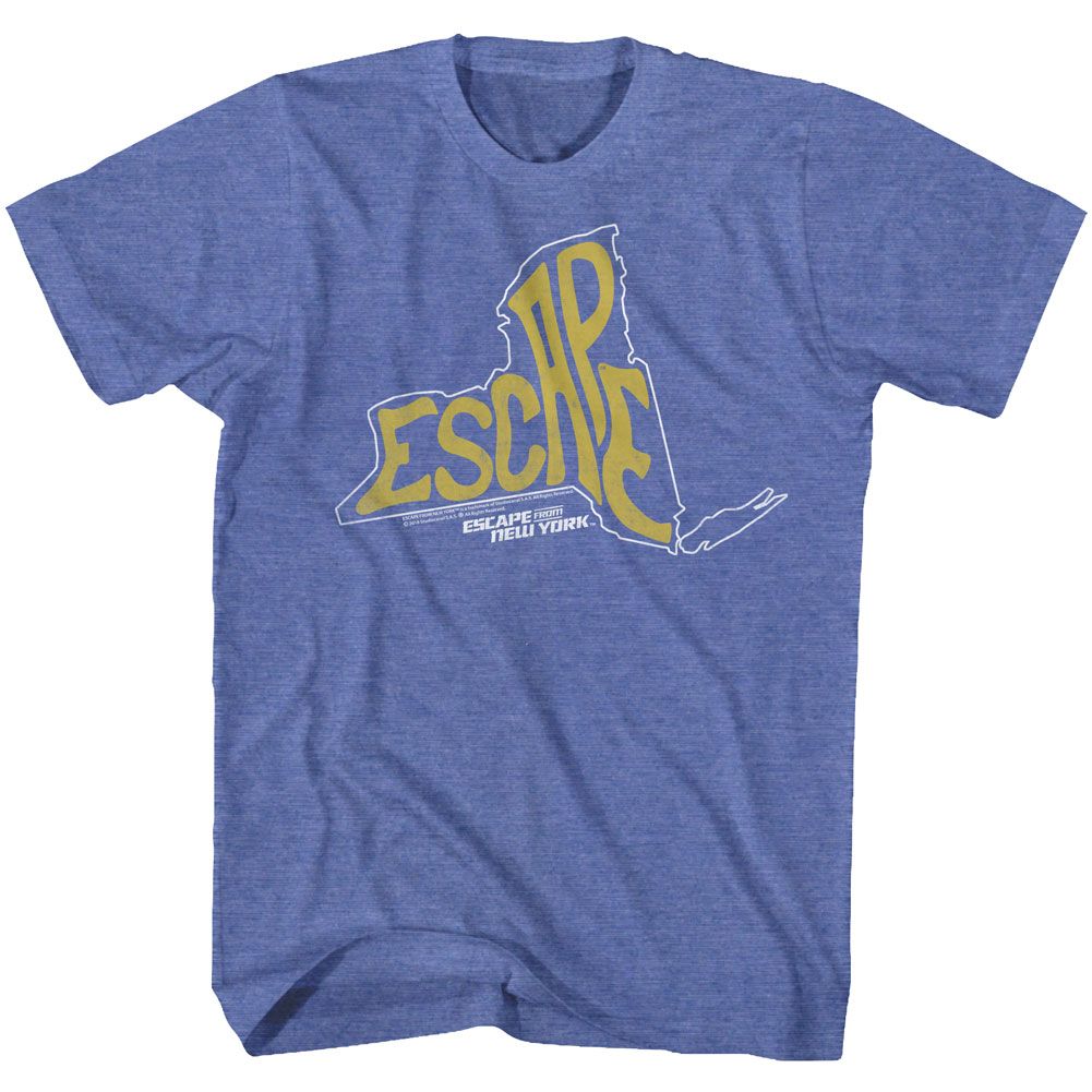 Escape From New York - Escape - Short Sleeve - Heather - Adult - T-Shirt