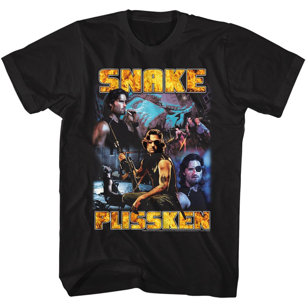 Escape From New York - Snake Collage - Short Sleeve - Adult - T-Shirt