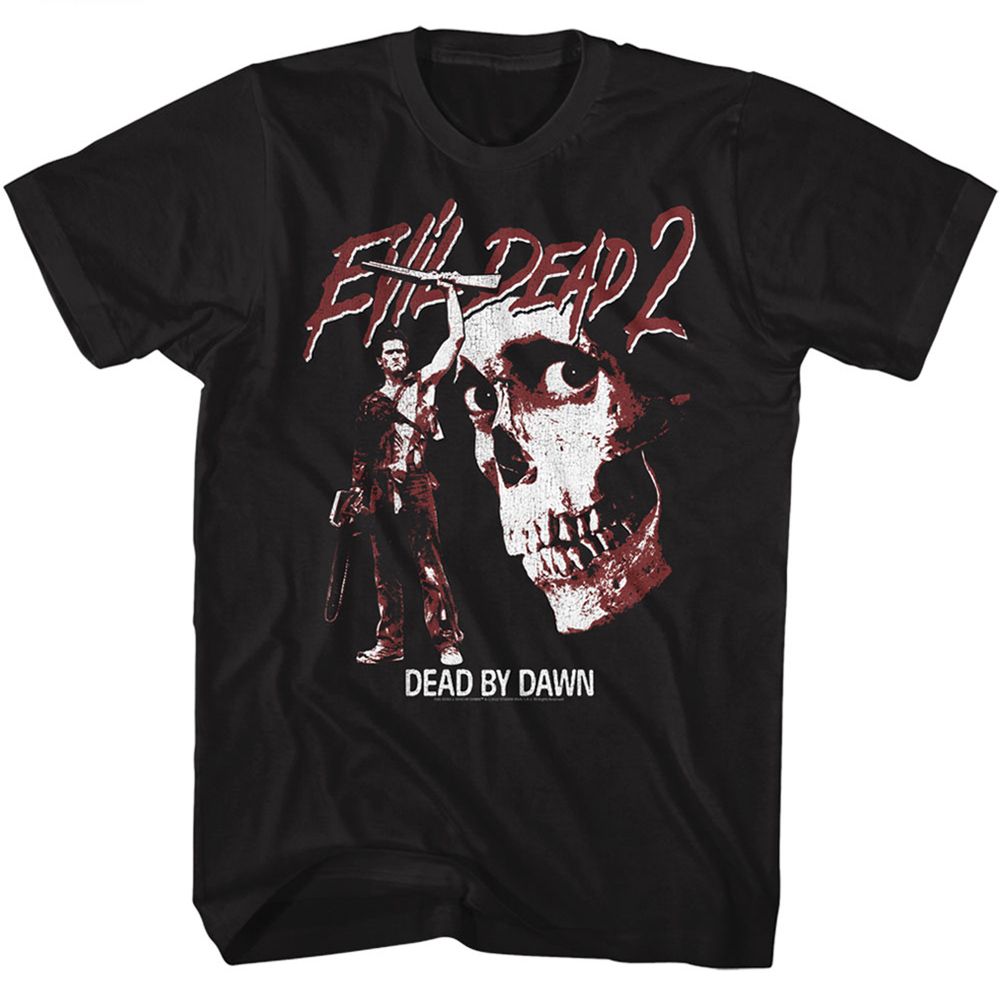 Evil Dead - Ash & Skull - Short Sleeve - Adult - T-Shirt